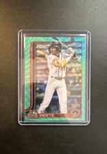 2025 Topps Pro Debut - Chrome Tai Peete #PDC-2 Aqua Wave Refractor 56/75 (RC)