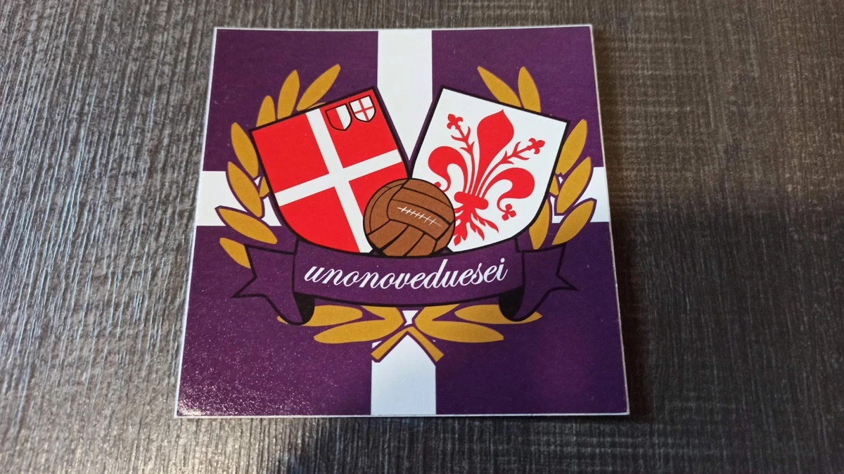 VECCHIO ADESIVO / Old sticker FOOTBALL CALCIO FIORENTINA A.C