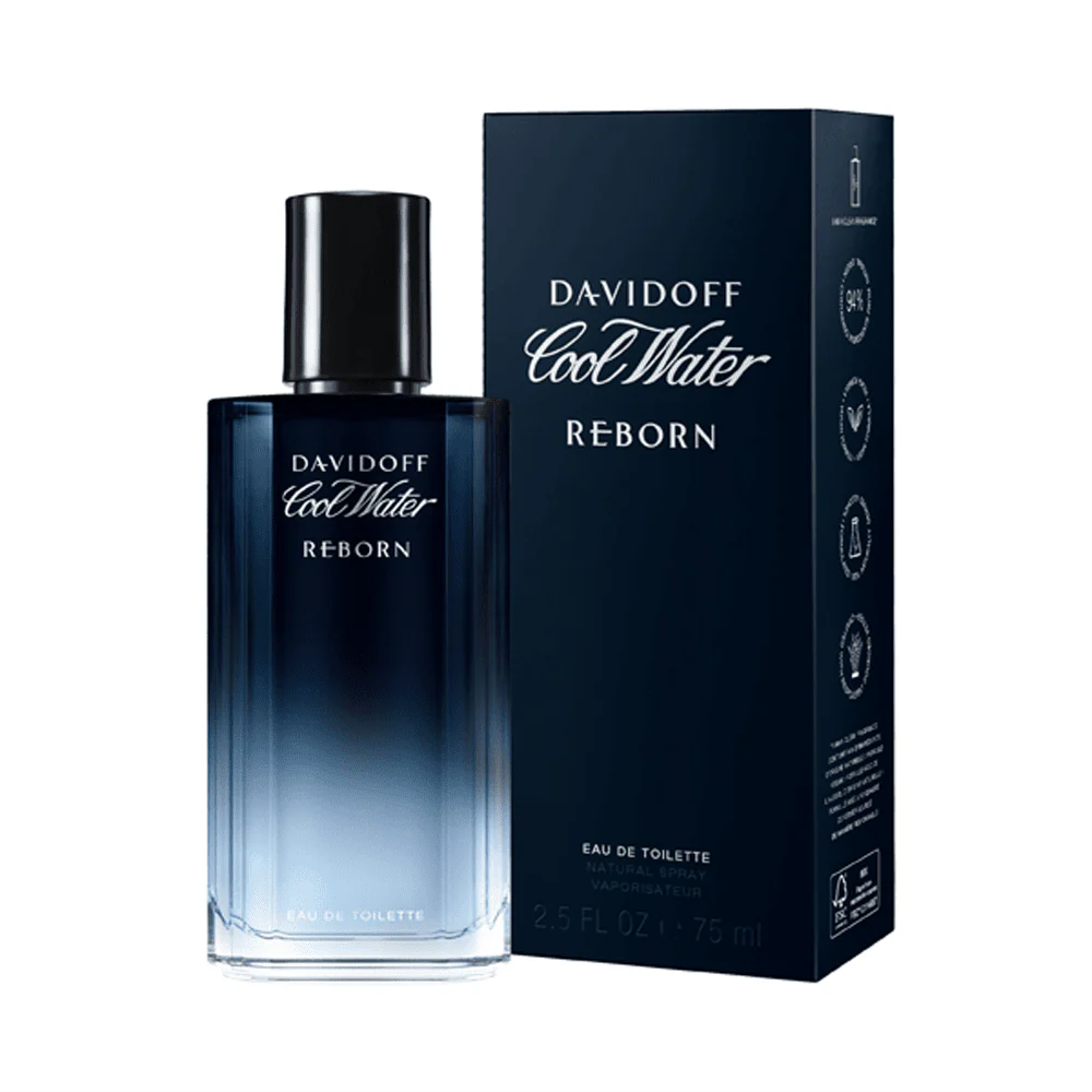 Davidoff Cool Water Reborn Mens EDT 75ml Fragrance
