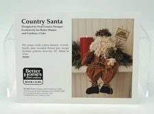 Vintage Better Homes and Gardens Country Santa Book Club Craft Kit # 9290 - NOP