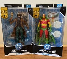 McFarlane Toys DC Multiverse Sandman Wesley Dodds & Mr. Miracle Gold Label 2pk