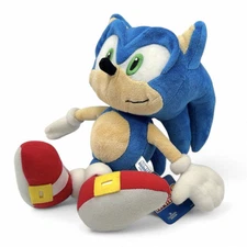 San-Ei Boeki The Hedgehog Plush Toy M size Sega 2012 NEW, With Tag From Japan