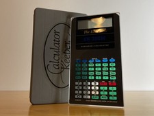 Vintage Casio The Educator OH-300W Glass Scientific Overhead Calculator Device