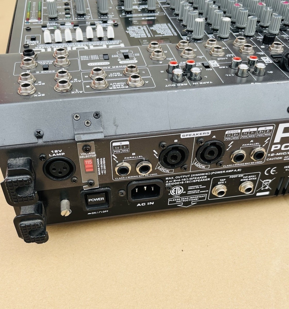 Phonic Powerpod K12 Plus 1000W 8 Mic/Line 2 Stereo GEQ DFX Powered
