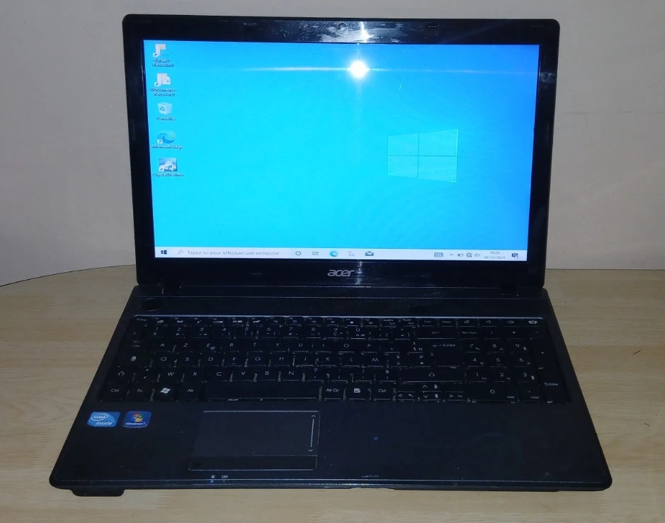PC PORTABLE ACER ASPIRE 5349 Celeron B815 @ 15" WINDOWS10 SUITE OFFICE CHARGEUR - Photo 4/4