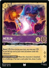 Disney Lorcana Whispers in the Well Uncommon Non Foil - 58 Merlin, Completing