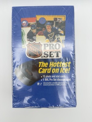 1990 Pro Set Series 1 Hockey Bilingual Factory Sealed Box NHL RC 36 Packs Wax