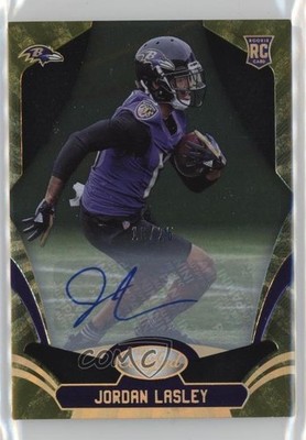 2018 Certified Rookies Gold Etch 16/25 Jordan Lasley #153 Rookie Auto RC e6p