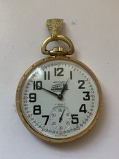 Vintage Waltham 17 Jewels Antimagnetic railroad-Style Pocket Watch