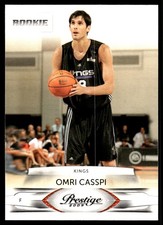 Omri Casspi 2009-10 Panini Prestige #223 Kings NBA READ FREE SHIP AutographDen