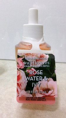 BBW Wallflower Bulb Rose Water Ivy Balsam Peppermint Eucalyptus Tea