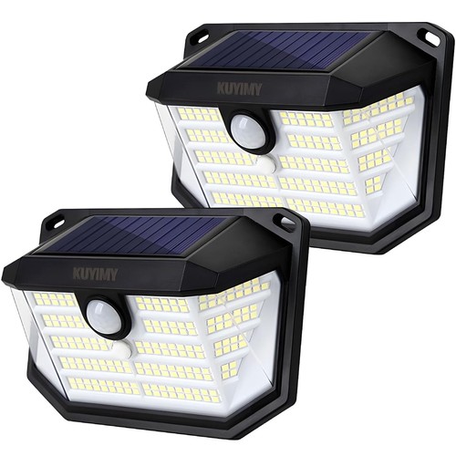 Luci Solari da Esterno, 230 LED con Sensore di Movimento e 3 Modalità, IP65 Impermeabile... - Foto 1 di 7