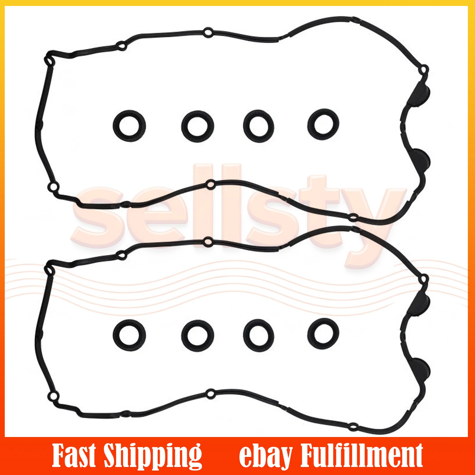 Valve Cover Gasket Set For Ferrari 430 Maserati Quattroporte 4200 198927 198928