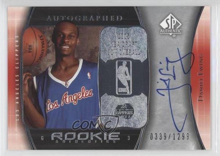2005-06 SP Authentic Authentics 339/1199 Daniel Ewing #119 Rookie Auto RC 0q3