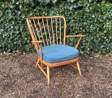 MID CENTURY ERCOL MODEL 477 ARMCHAIR