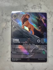 Disney Lorcana TCG Simba Returned King Enchanted 215/204 The First Chapter Holo
