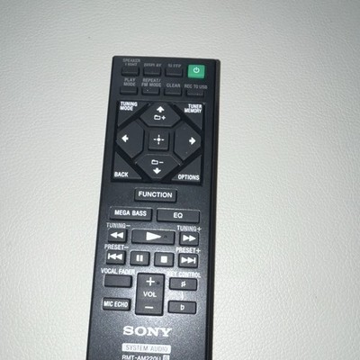 Sony RMT-AM220U Wireless System Audio Remote Control, Black Universal For Sony