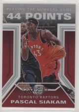 2019-20 Panini Contenders Optic Playing the Numbers Game Pascal Siakam #14 00yf