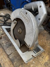 Vintage Stanley Heavy Duty Circular Rip Saw With Blade Still Working 