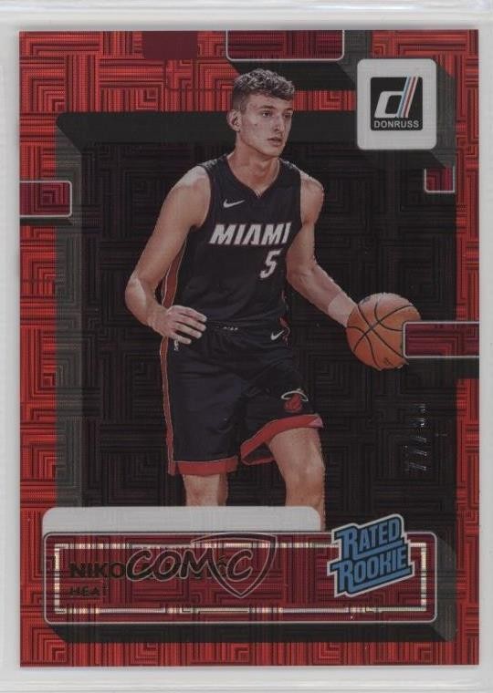 2022-23 Panini Donruss Rated Rookie Choice Red /99 Nikola Jovic #227 1cc0