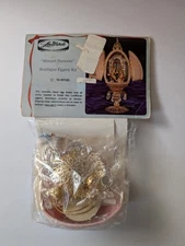 Vintage Lee Wards Minuet Dancers Jeweled Egg Boutique Eggery Kit  Diorama NOS