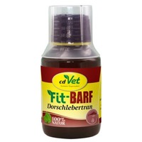 Cdvet Fit-Barf Dorschlebertran | 100 Ml NahrungsergäNzung FüR Hunde Und Katzen