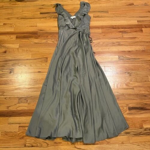 BHLDN SACHIN + BABI Tansy grün Halstuchkleid Kleid 8 - Bild 4 von 8