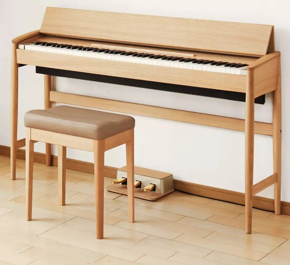 Roland KARIMOKU KIYOLA KF-10-KO Electric Piano Pure Oak Wood Made In Japan - Image 3 of 4