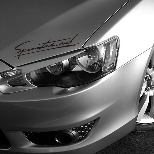 Sportsmind Reflective Vinyl Car Headlight Decals White Black Automotive Sticker - Picture 2 of 6