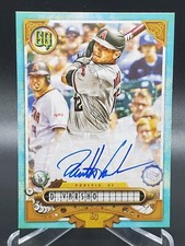 2022 Topps Gypsy Queen  DAULTON VARSHO Blue Aqua SP Auto #'d /99 Diamondbacks
