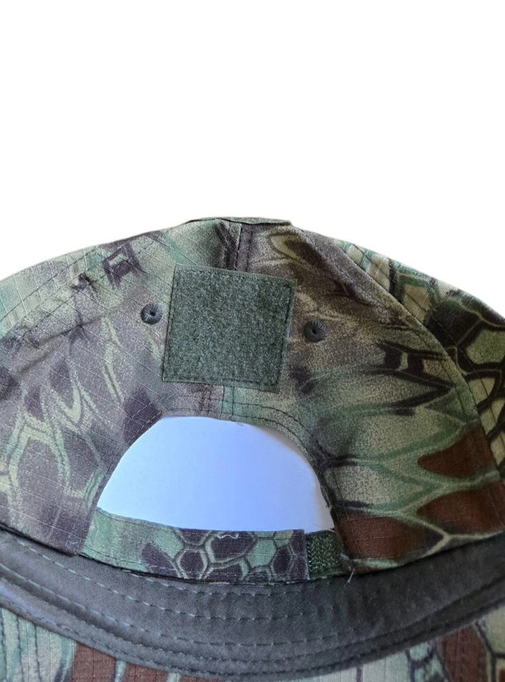 Hunting, Tactical, or Any Occasion Hat with Adjustable Strap and 3 Loop Fields. - Image 4 of 4