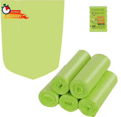 Trash Bags Biodegradable,4-6 Gallon Trash Bags Recycling & Degradable Garbage Ba
