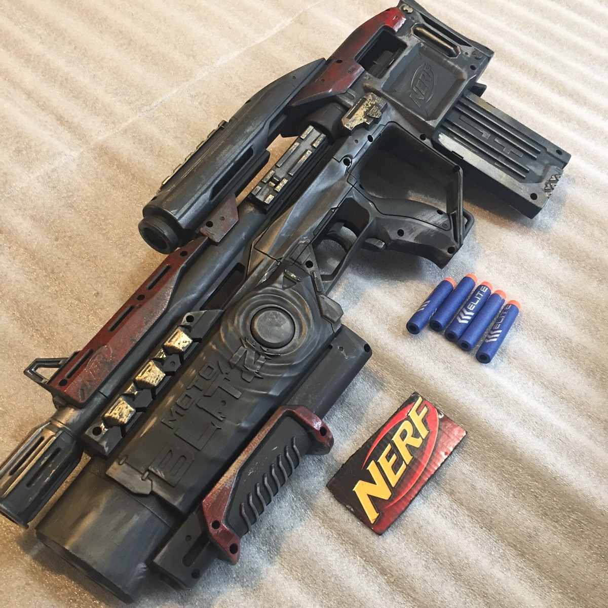 Nerf Elite 2.0 Echo Custom Painted Mod Cosplay Dartblaster Collectible