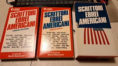AMERIKANISCHE JÜDISCHE SCHRIFTSTELLER.ZWEI BÄNDE (ALLEN,ROTH,SINGER,PARKER...) BOX