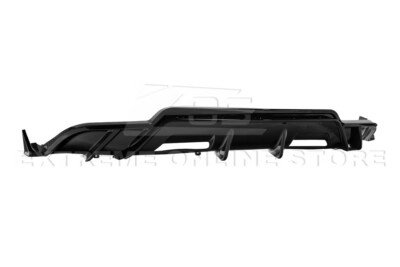 EOS GLOSS BLACK PERFORMANCE STYLE REAR BUMPER DIFFUSER FOR TESLA MODEL 3 17-2023