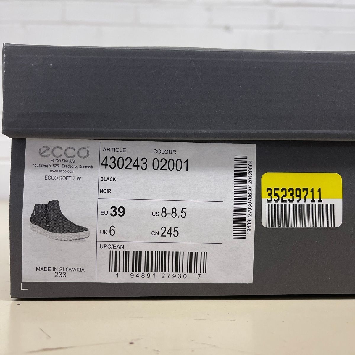 ecco soft 7 side zip