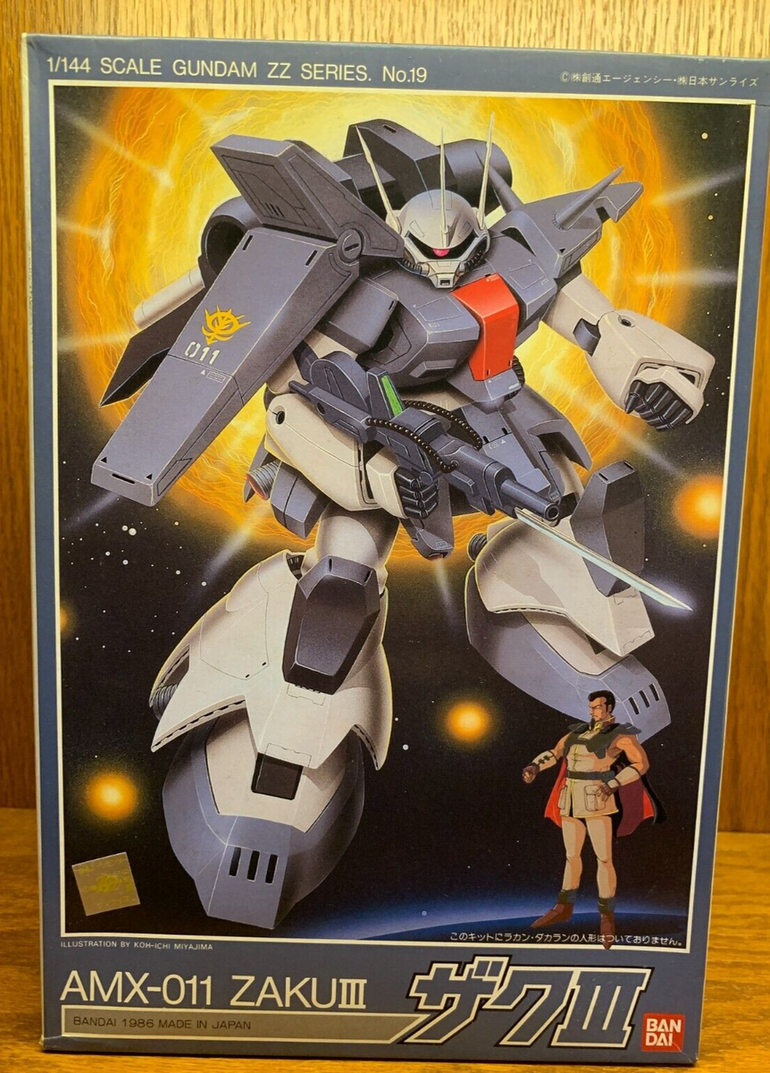 ZZ Gundam # 19 AMX-011 Zaku III 1/144 Bandai | eBay