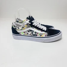 Vans Old Skool Sk8 Checker Cube Black Mens Skate shoes Low Top Sneaker M 6.5 W 8