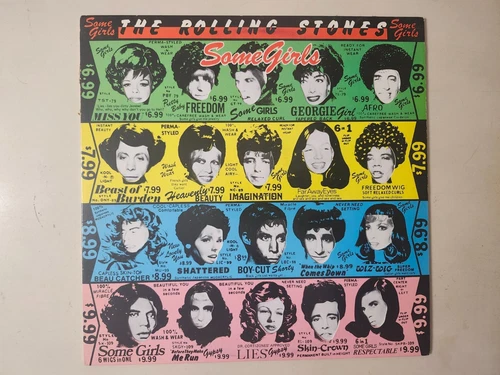 Rolling Stones Vintage Some Girls Vinyl 12" Miss You Shattered Lies COC 39108 VG