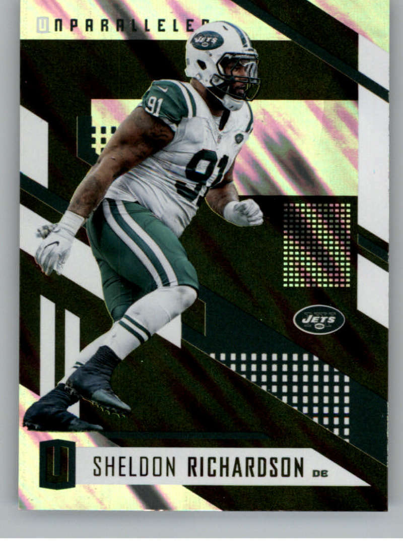2017 Panini Unparalleled #19 Sheldon Richardson NM-MT NY Jets Mega Moon Lava