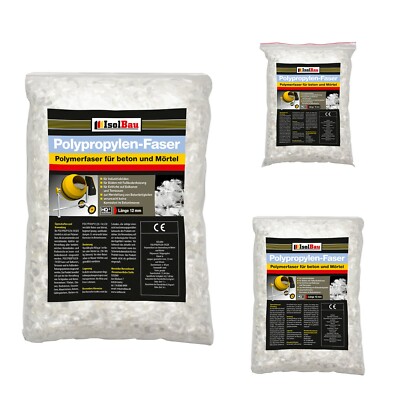 Original Fasern 150g  -  100kg PP Beton-Fasern bewehrung aus reinem POLYPROPYLEN