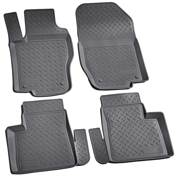 3D Gummi Fussmatten Passend FüR Mercedes Gl-Klasse X164 | 2006-2012 | Passgenau-image