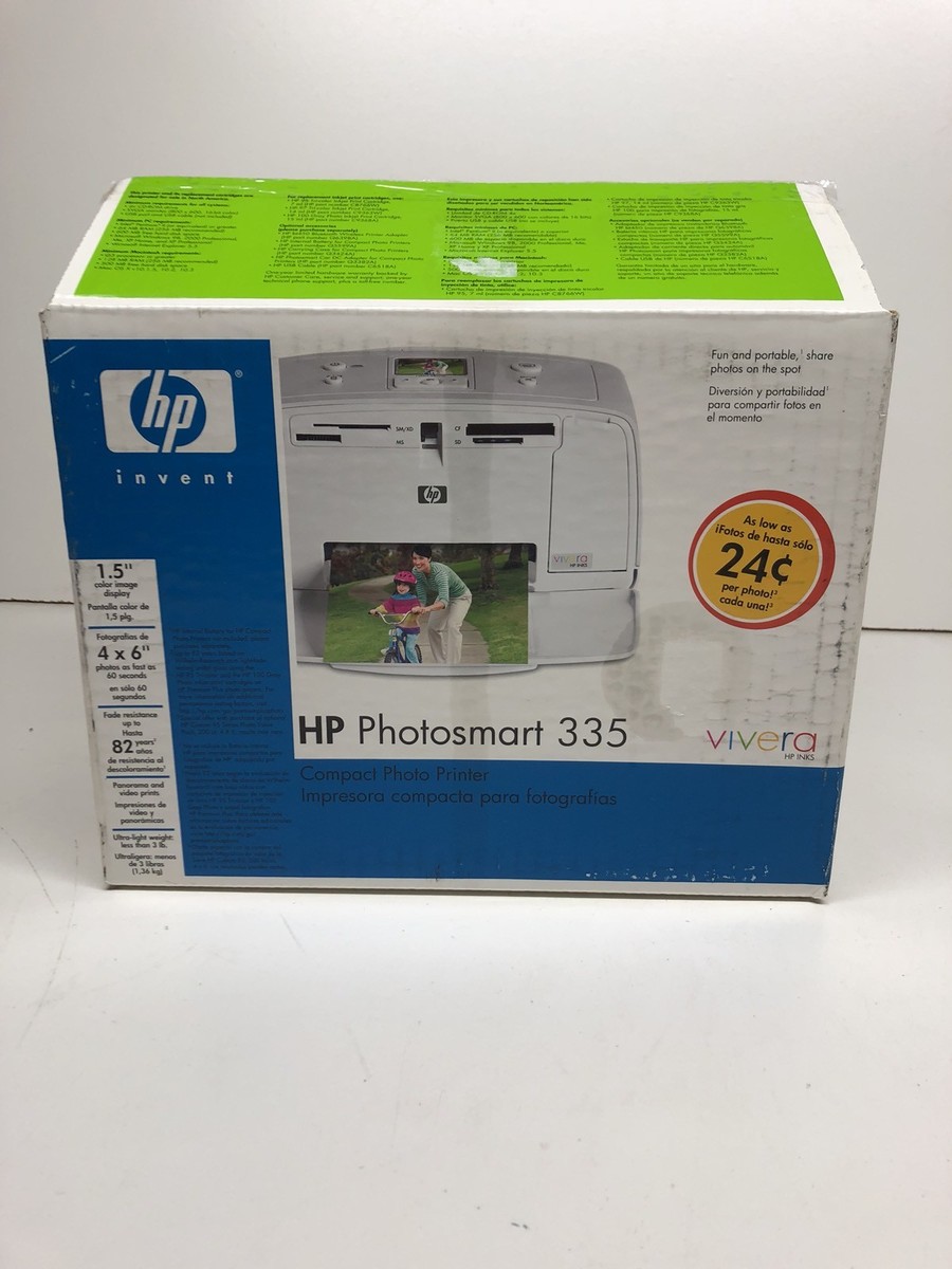 HP Photosmart 335 Printer In Box New Read Notes | eBay