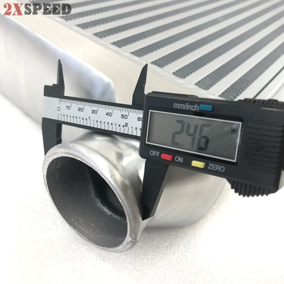 EMUSA 31X13X3, 2.5" I/O FMIC Intercooler For Civic 240sx Subaru Sicon Ford Mazda - Image 2 of 4