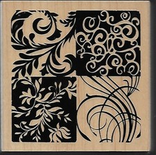 INKADINKADO rubber stamp FLOURISHES
