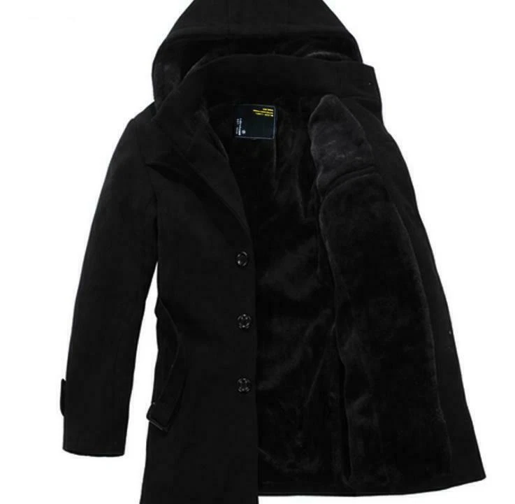 Mens trench coat shop with fur lining
