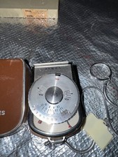 Vintage Argus L3 Light Meter in Leather Clip On Case Made in West Germany