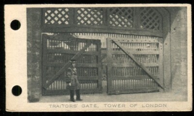Tabakkarte, Nicolas Sarony, Links mit der Vergangenheit, 1926, Traitors Gate London, #27