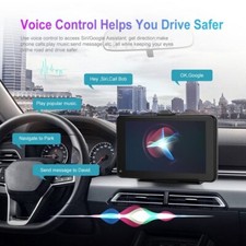 Monitor Auto CarPlay Android Auto Portatile BT Aux Navigatore USB Wireless Touch - Miniatura 4