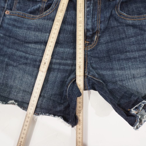 AMERICAN EAGLE OUTFITTERS Damen Jeans Hot Pants Gr. W29 blau five Pocket Pants - Bild 10 von 14